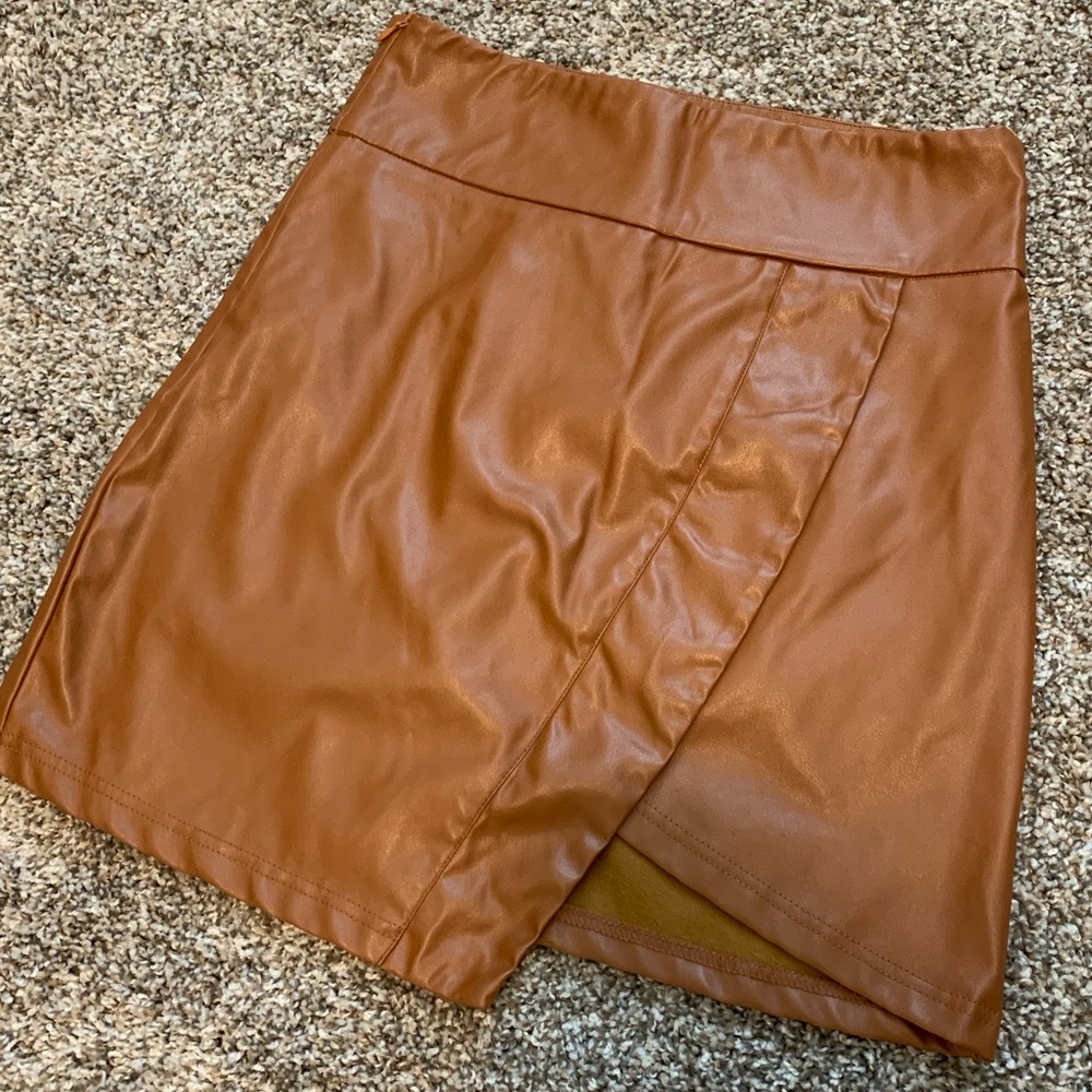 Caramel brown skirt